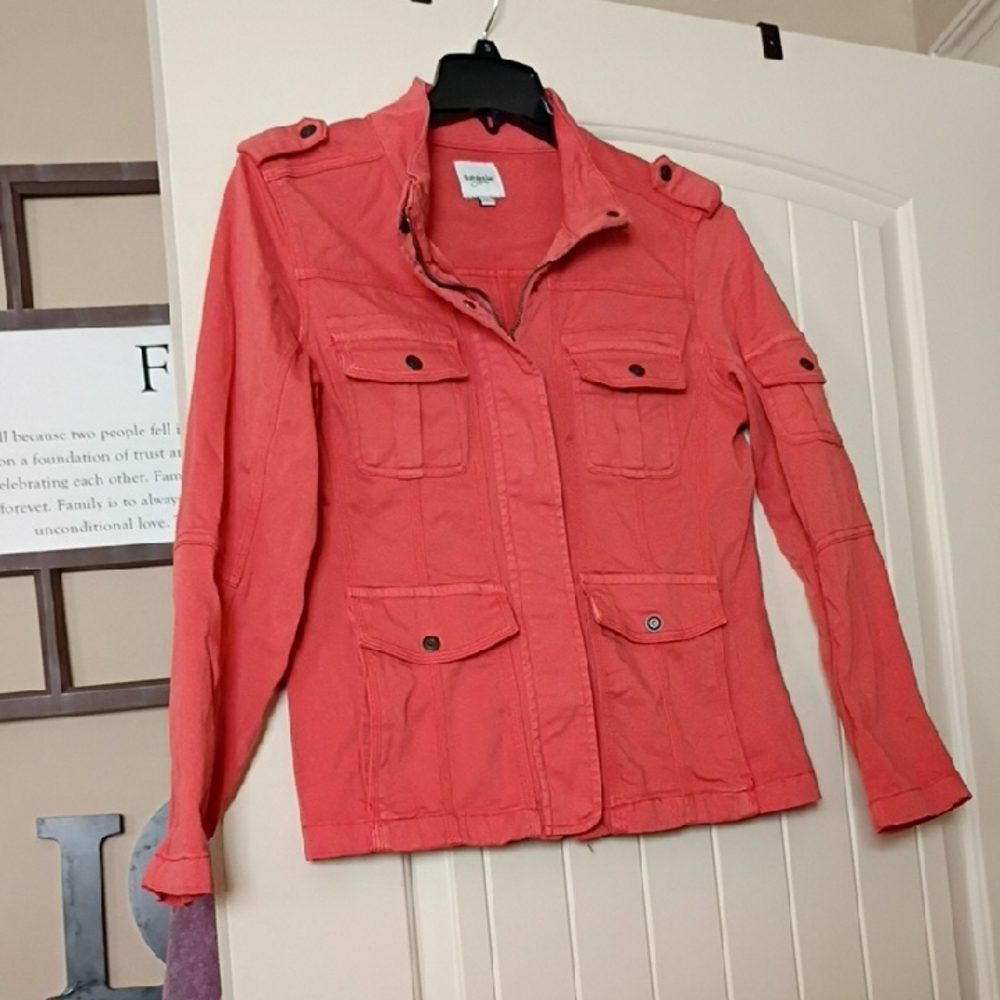 Kensie Salmon Utility Jacket for Women